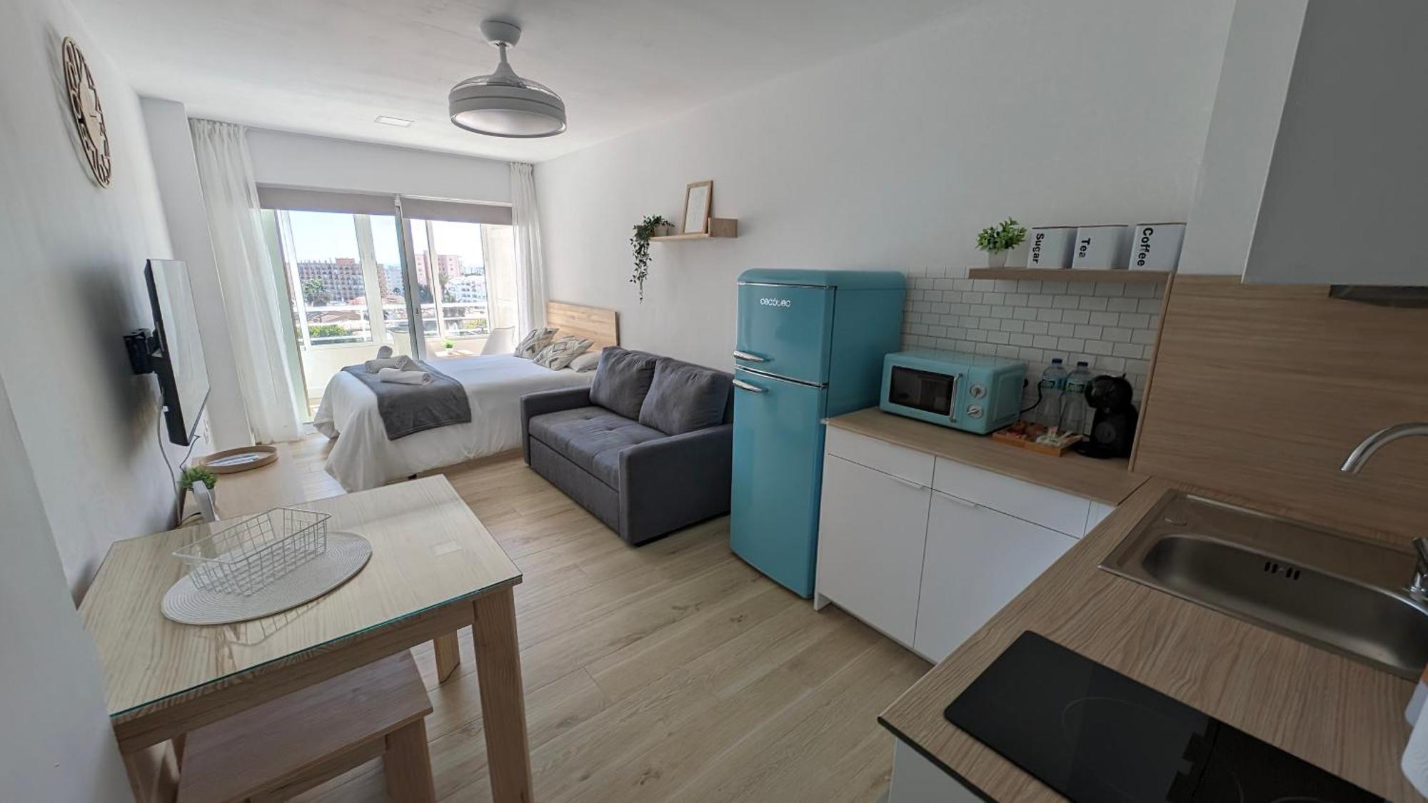Estudio Con Aire Acondicionado Apartamento *
