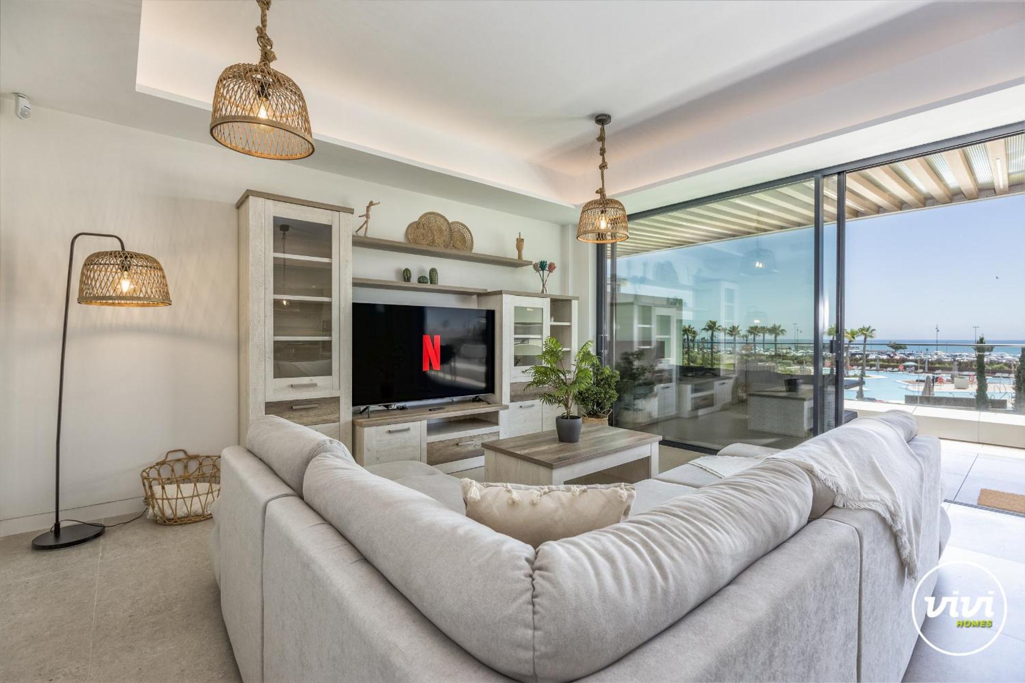 Vivi Homes - Mali Pool, Jacuzzi, Garden, Gym & Sea View * Torremolinos