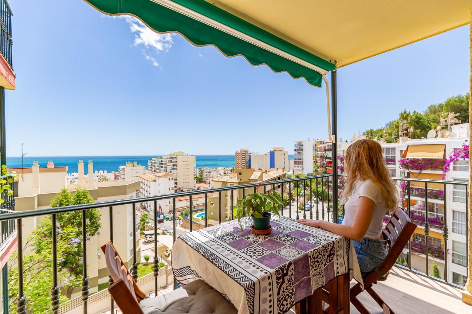 Frida's Home-sea View Terrace Apartment Torremolinos